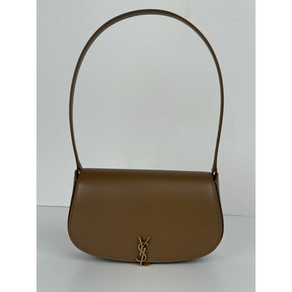 Saint Handbags - Saint Laurent Voltaire Brown Leather Shoulder Bag